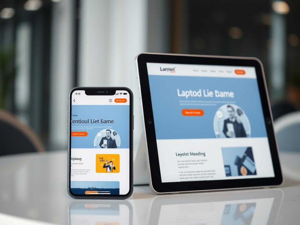 A close up shot of a smartphone and tablet displaying